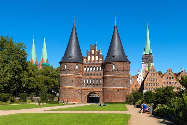 Holstentor in L�beck